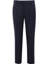 BRIONI ANTHRACITE REGULAR FIT TROUSERS
