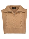 Apc Snood Lola Scarf - A.p.c. - Wool - Camel In Brown