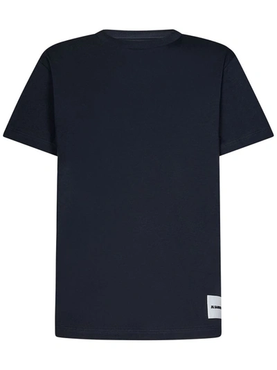 Jil Sander 3-pc Cotton T-shirt In Multicolor