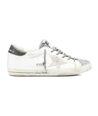 Golden Goose White Super-star Leather Sneakers