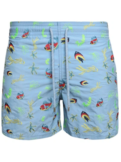 Vilebrequin Mistral Swim Shorts In Divin Blue