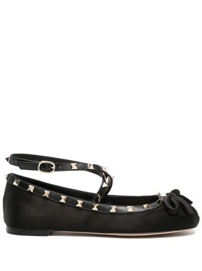 Valentino Garavani Flat Shoes In Black