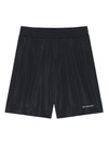Givenchy Black Printed Shorts In Black