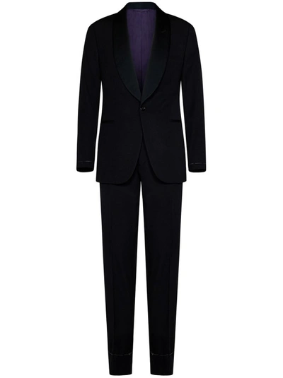 Polo Ralph Lauren Tailored Suit In Black