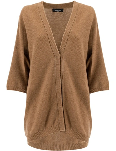 Fabiana Filippi Cardigan In Brown