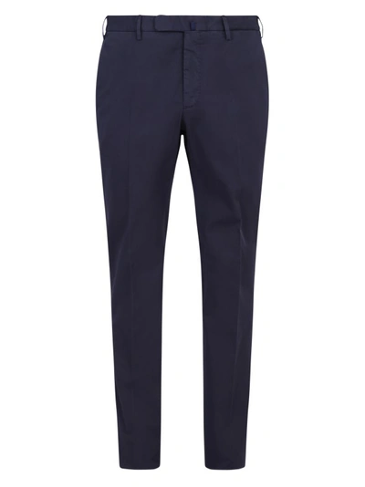 Incotex Slim Fit Trousers In Blue Certified Doeskin