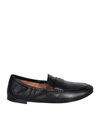 TORY BURCH BLACK LEATHER LOAFER