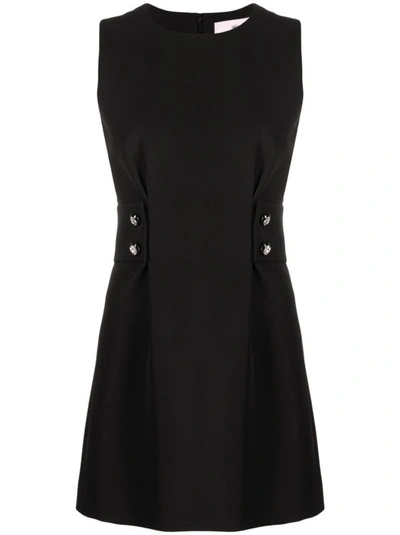 Chiara Ferragni Belted-waist Dress In Black