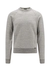 TOM FORD COTTON SWEATSHIRT WITH LOGOED LABEL