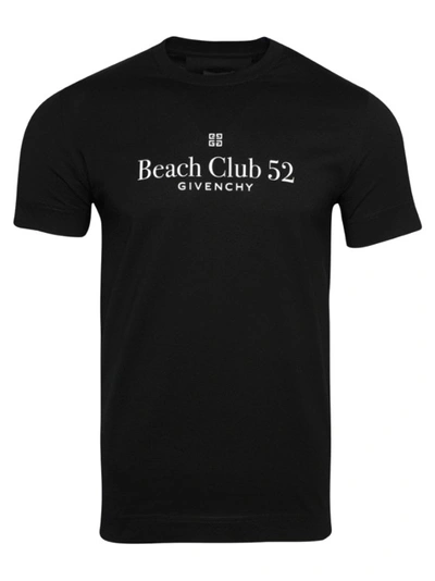 Givenchy Slim Fit Cotton Logo Tee In Black