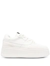 ASH WHITE LEATHER SNEAKERS