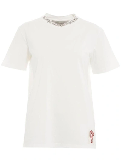 Golden Goose T-shirt In Blanco