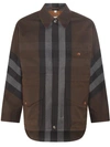 BURBERRY BROWN TWILL JACKET