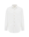 KITON WHITE COTTON SHIRT