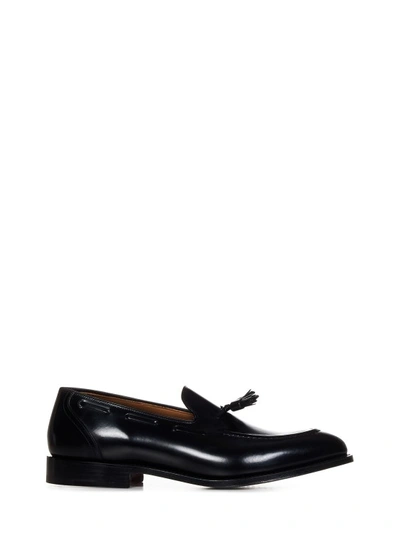 CHURCH'S BLACK CALF LEATHER LOAFER