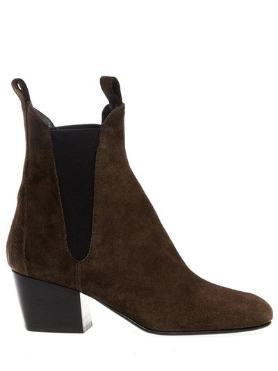 Agl Attilio Giusti Leombruni Green Suede Ankle Boots