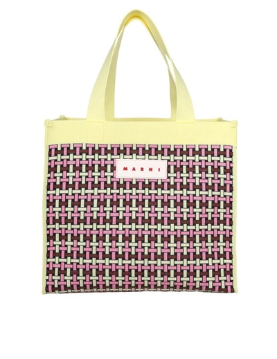 Marni Shopping In Multicolor Knit