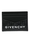 GIVENCHY BLACK LEATHER WALLETS