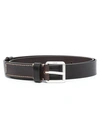 LEMAIRE BROWN LEATHER REVERSED BELT