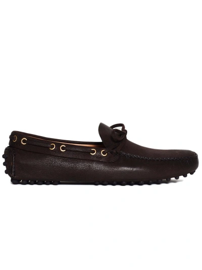 Car Shoe Classic Brown Leather Moccasins