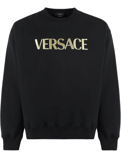 Versace Sweatshirt In Nero