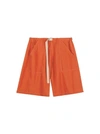 Ouest Paris Oversized Climbing Shorts In Orange