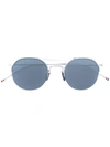THOM BROWNE ROUNDED SUNGLASSES,FJT001A0053512064637