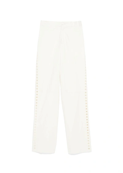 Aeron Strato - Poplin Pants In White