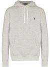 Polo Ralph Lauren Felpa In Cotone Grigio In Grey