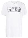 SPORTY AND RICH WHITE HEALTH FITNESS T SHIRT
