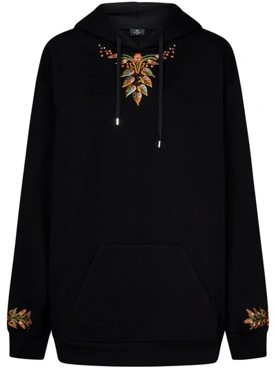 Etro Sweatshirt In Black