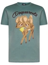 DSQUARED2 GREEN COOL-FIT T-SHIRT