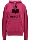 Isabel Marant Étoile Mansel Sweatshirt In Bordeaux Cotton In Pink