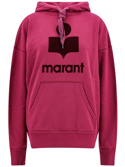 Isabel Marant Étoile Mansel Sweatshirt In Bordeaux Cotton In Pink