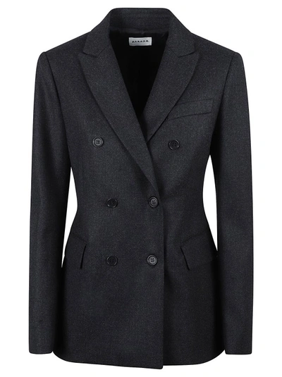 P.A.R.O.S.H NOTCHED-LAPELS DOUBLE-BREASTED BLAZER