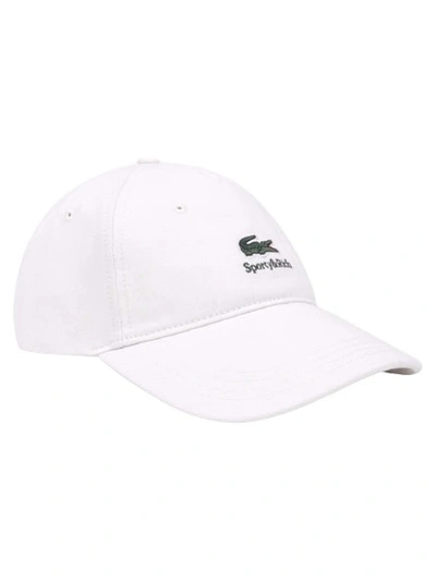 Sporty And Rich X Lacoste Serif Hat In White