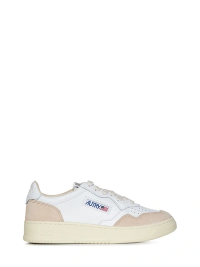 AUTRY WHITE LOW-TOP SNEAKERS
