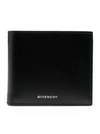 Givenchy Classic Black Leather Wallet In Black