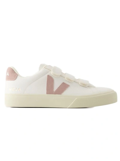 Veja Recife Logo Trainers -  - Leather - White Babe