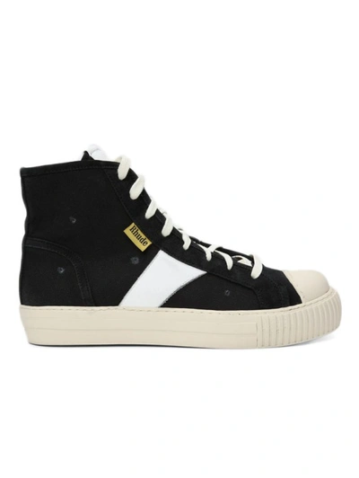 Rhude Bel Airs High-top Sneakers In Black And White