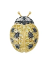 MIO HARUTAKA YELLOW SAPPHIRE LADYBIRD SINGLE EARRING