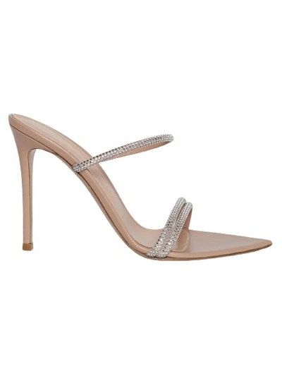 Gianvito Rossi Cannes High Heel Sandal In Neutrals