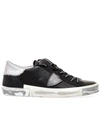 PHILIPPE MODEL BLACK LEATHER SNEAKERS