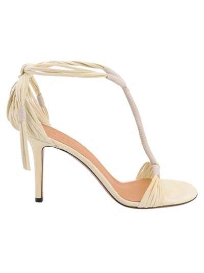 Isabel Marant Suede Sandals In White