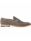 Alexander 1910 Cannes Moccasin - Grey Suede In Grey