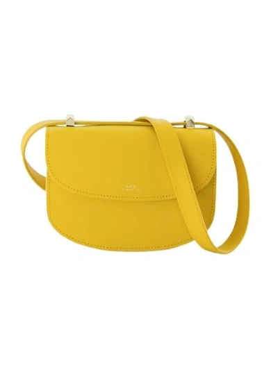 Apc Geneve Mini Crossbody Bag - A.p.c - Leather - Yellow
