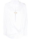 Valentino Rockstud-detail Cotton Shirt In White