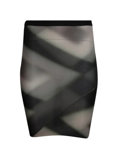 Rick Owens Wolfy Skirt In Black