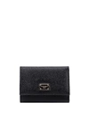 DOLCE & GABBANA LEATHER WALLET WITH ICONIC LOGO DETAIL