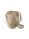 SEE BY CHLOÉ VICKI CROSSBODY BAG - LEATHER - CEMENT BEIGE